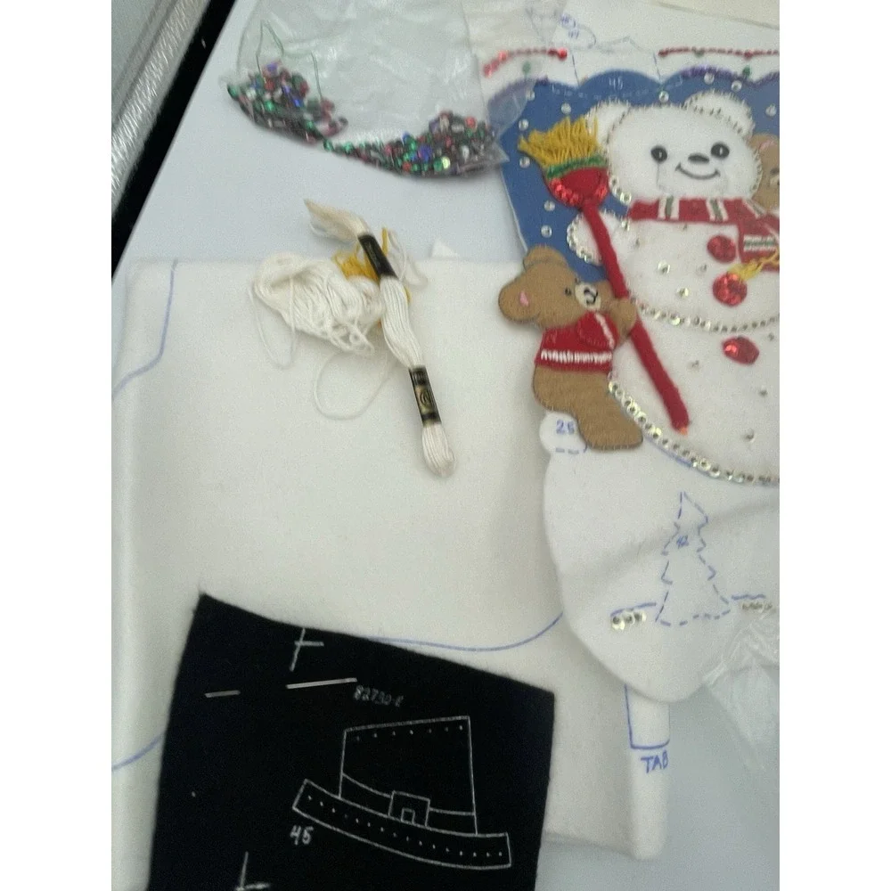 Bucilla Felt Stocking Kit Snow Bears 18